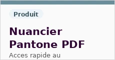 Nuancier Pantone PDF