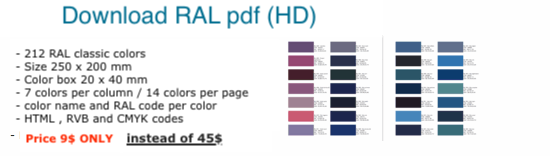 Ral 7035 Colour Chart Pdf